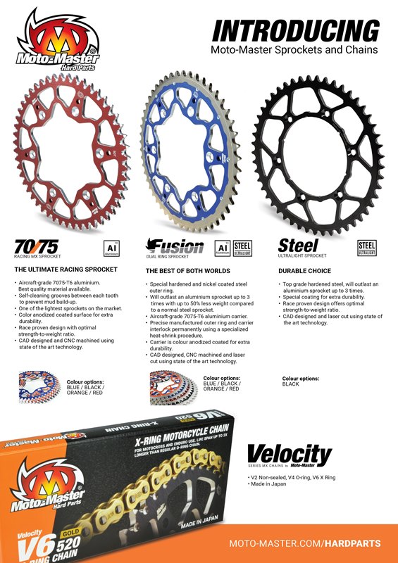 גלגלי שינים אחורי MOTO MASTER תוצרת הולנד