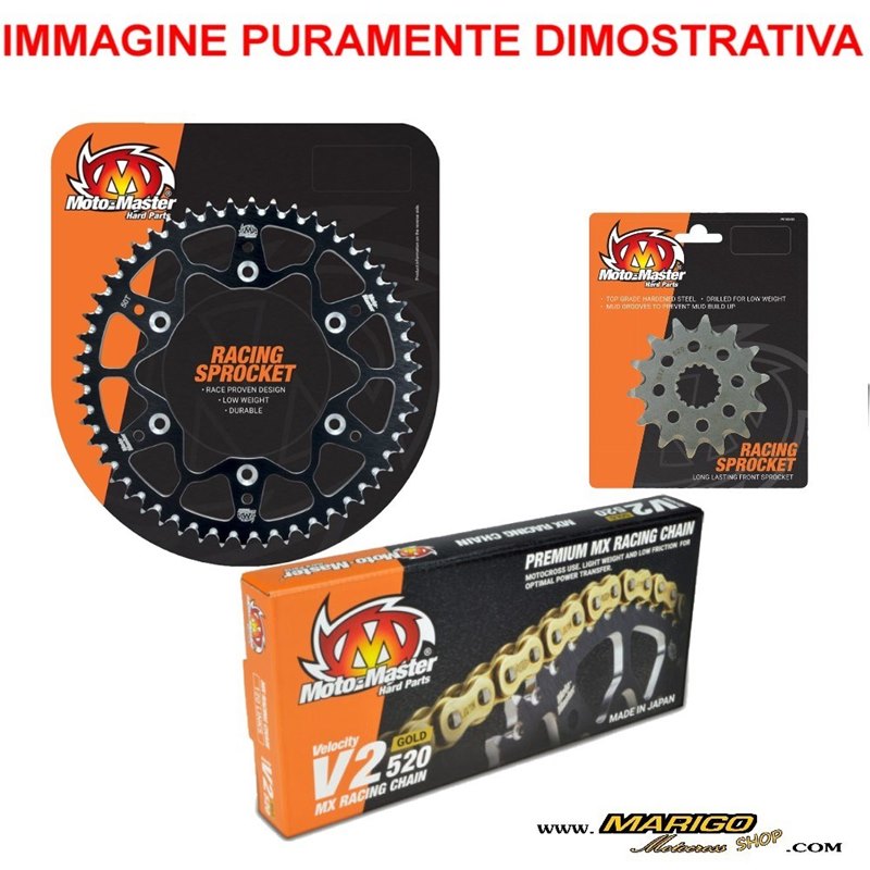 MOTO MASTER סט גלגלי שינים +שרשרת