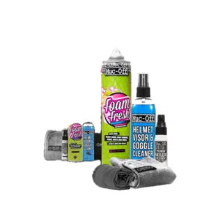 ערכת ניקוי חיצוני ופנימי לקסדה ומשקף – MUC-OFF HELMET CARE.